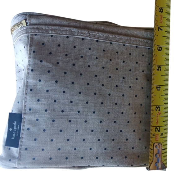 Kate Spade Cream and Black Polka Dot Lunch Bag - Picture 8 of 8